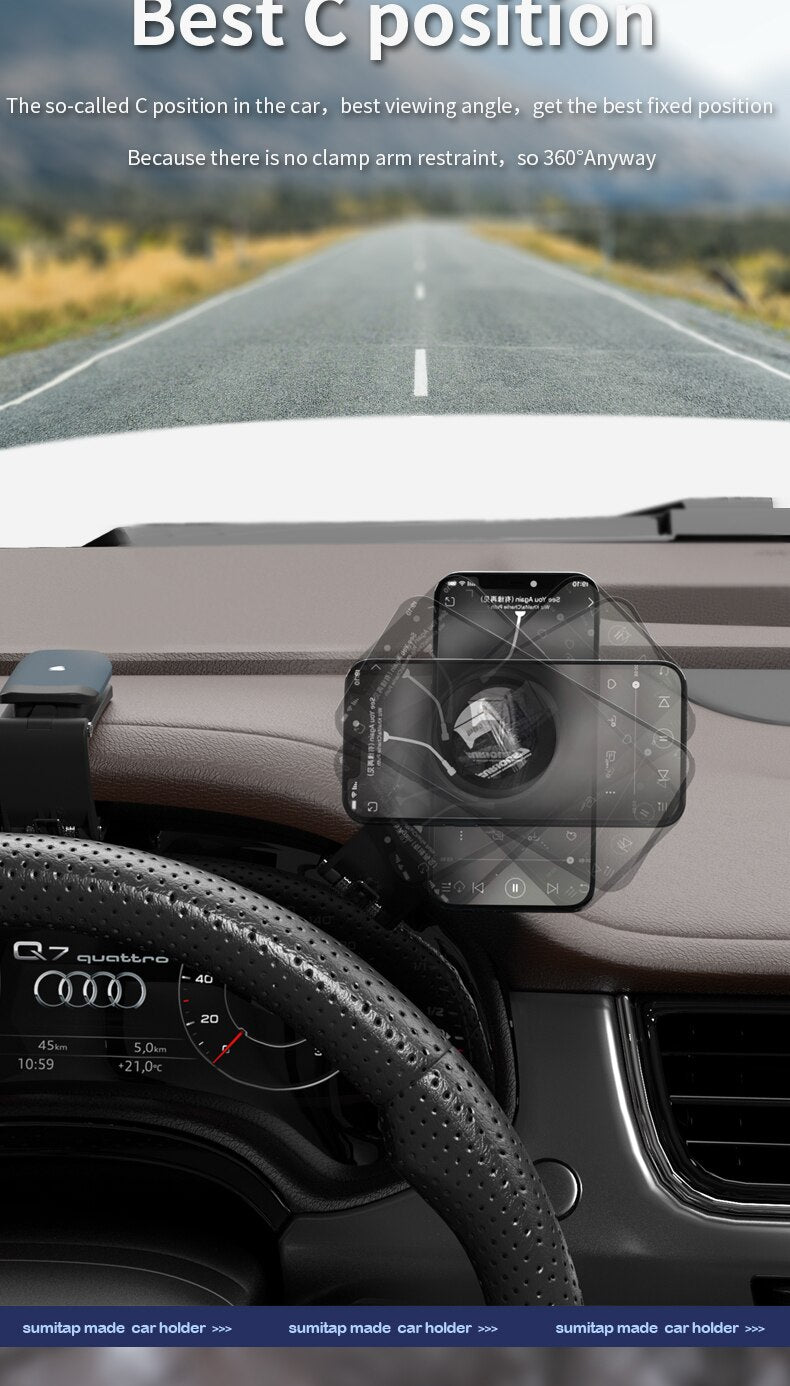 SUMITAP Magnetized HUD Car Phone Stand is a silent stand for the dashboard SUMITAP Magnetized HUD Car Phone Stand is a silent stand for the dashboard